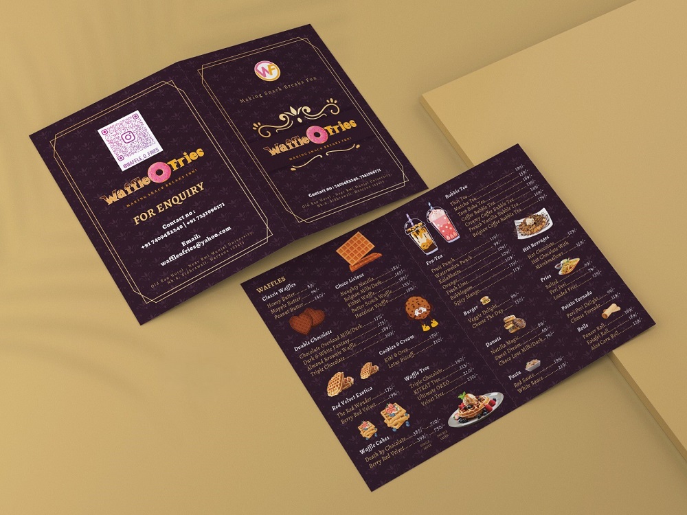 Menu design 3 by Brandingo
